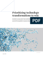 Prioritizing Technology Transformations To Win