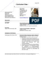 CV Currículo Vitae profesional Honduras
