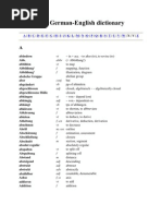 The German-English Dictionary