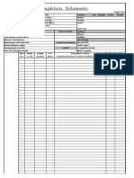 Completion Schematic and Tally