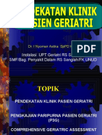 Pendekatan Klinis Pasien Geriatri