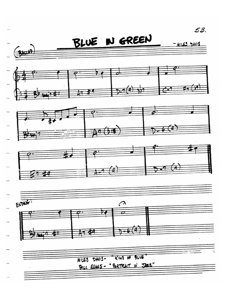 Blue in Green PDF