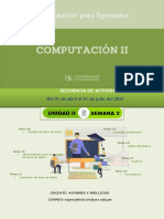 Guia - Actividades - Semana2 - Comp II