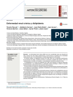 Enfermedad Renal Crónica y Dislipidemia: Revisión