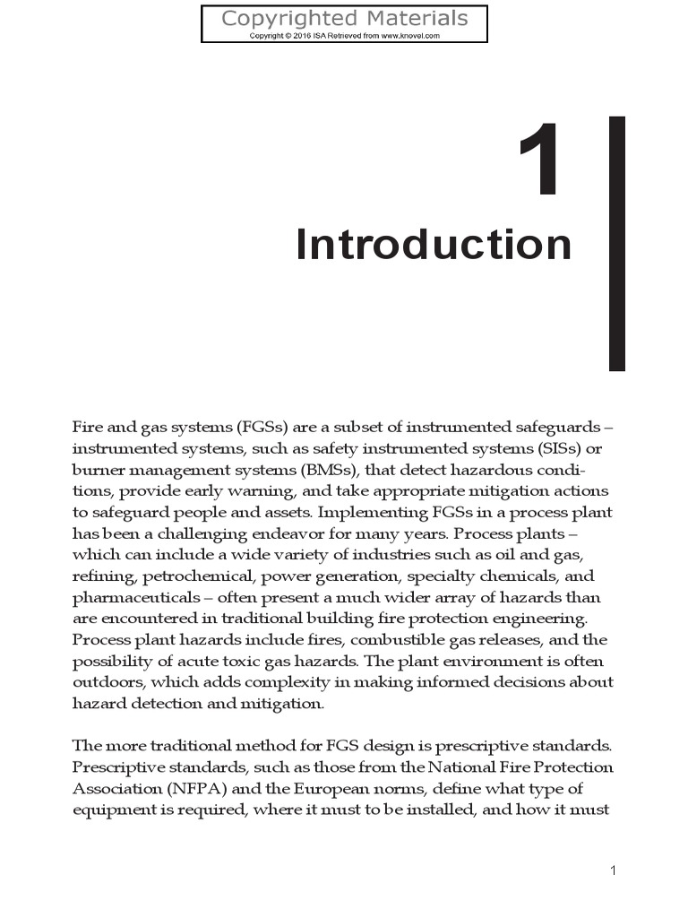 Performance-Based Fire & Gas Systems Design | PDF | Safety