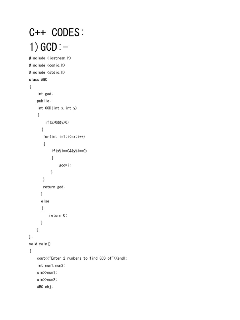 C++ Programs | PDF | Computer Programming | Software Engineering