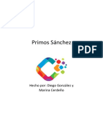 Primos Sánchez: Hecho Por: Diego González y Marina Cerdeño