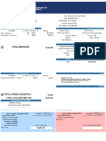 Total Servicios: Detalles Servicios Facturados Datos de Medicion