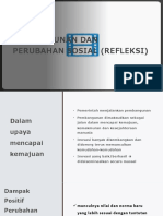 Pembangunan Dan Perubahan Sosial (Refleksi)