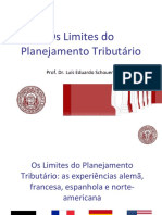 Apresentação - Os Limites Do Planejamento Tributário (Prof. Schoueri)