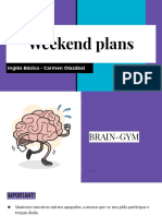 Weekend Plans: Inglés Básico - Carmen Olazábal