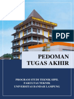 Pedoman Tugas Akhir: Program Studi Teknik Sipil Fakultas Teknik Universitas Bandar Lampung