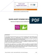 Quick-Audit Hygiene Des Mains: Guide Méthodologique