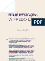 Beca de Investigación Wifredo Lam 2023