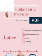 Maternidad en El Trabajo: Lucía Calderón