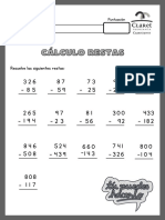 Ficha de Restas Llevando