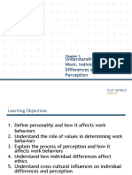 Understanding People at Work: Individual Differences and Perception