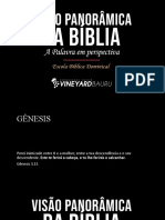 EBD - Visão Panorâmica Da Bíblia - GÊNESIS