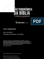 SUB AULAS EBD - Visão Panorâmica Da Bíblia - EXODO