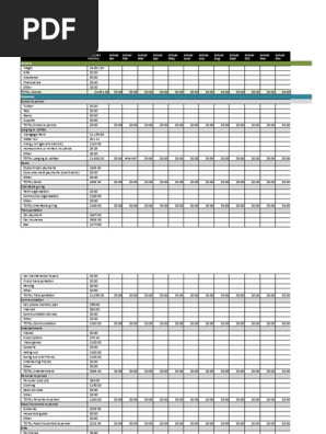 budget sheet