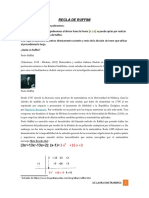 Regla de Ruffini - Teorema Del Resto