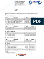 Petroasia Lubricant Main Distributor: Grade 1 (Petroasia) No Nama Barang Tunai Kemasan