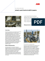 Foam Measurement and Control With Lasers