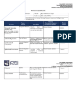 Práctica Profesional (Sistematización) Formato de Planificación