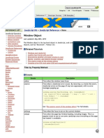 JavaScript Kit - Window Object