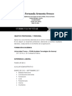 CV Maria Fernanda Armenta Orozco 1