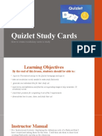Quizlet Study Cards