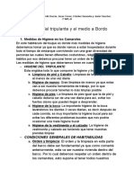 Higiene Del Tripulante y El Medio A Bordo: 1. Medidas de Higiene en Los Camarotes