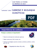 Ciclo Do Carbono E Mudanças Climáticas: Universidade Federal Da Paraíba Matéria Orgânica Do Solo