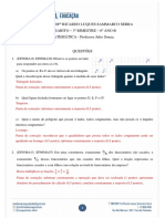 Emefebs Profº Ricardo Luques Sammarco Serra Gabarito - 3º Bimestre - 6º Ano B MATEMÁTICA - Professor Julio Souza