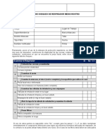 Check List Prot Respiratoria