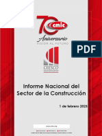 Informe Nacional Del Sector de La Construcción