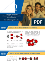 David Santiago Useche.: Calculo de La Relación Estequiométrica y de Los Productos de La Combustión