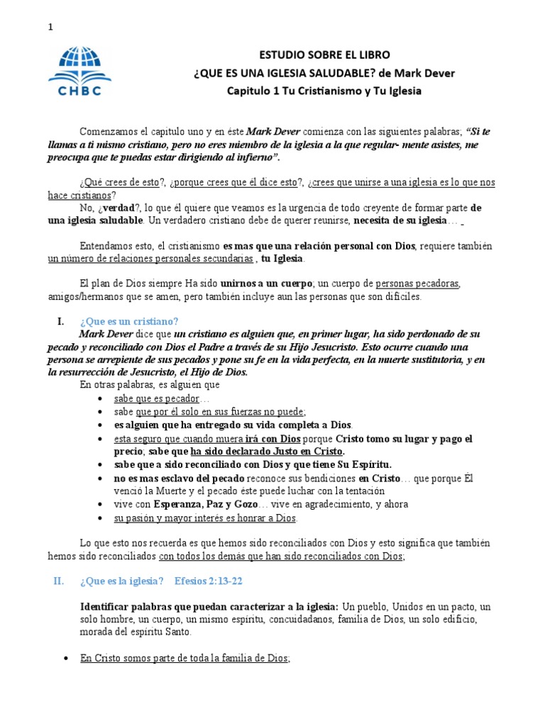 La Unidad en la Iglesia Cristiana | PDF | Cristo (título) | Iglesia ...