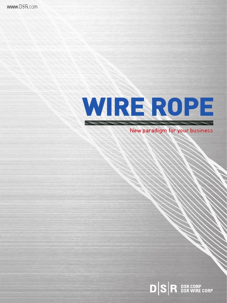 DSR Cables de Acero | PDF | Crane (Machine) | Wire