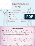 Tugas-Tugas Perkembangan Remaja