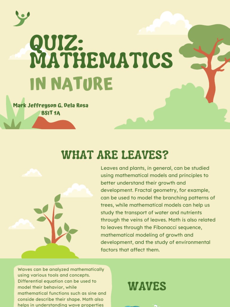Mathematics In Nature