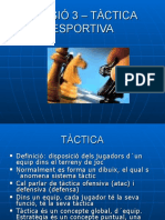 Sessió 3 - Tàctica Esportiva