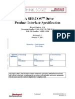 Ra Sercos Drive Product Interface Specification