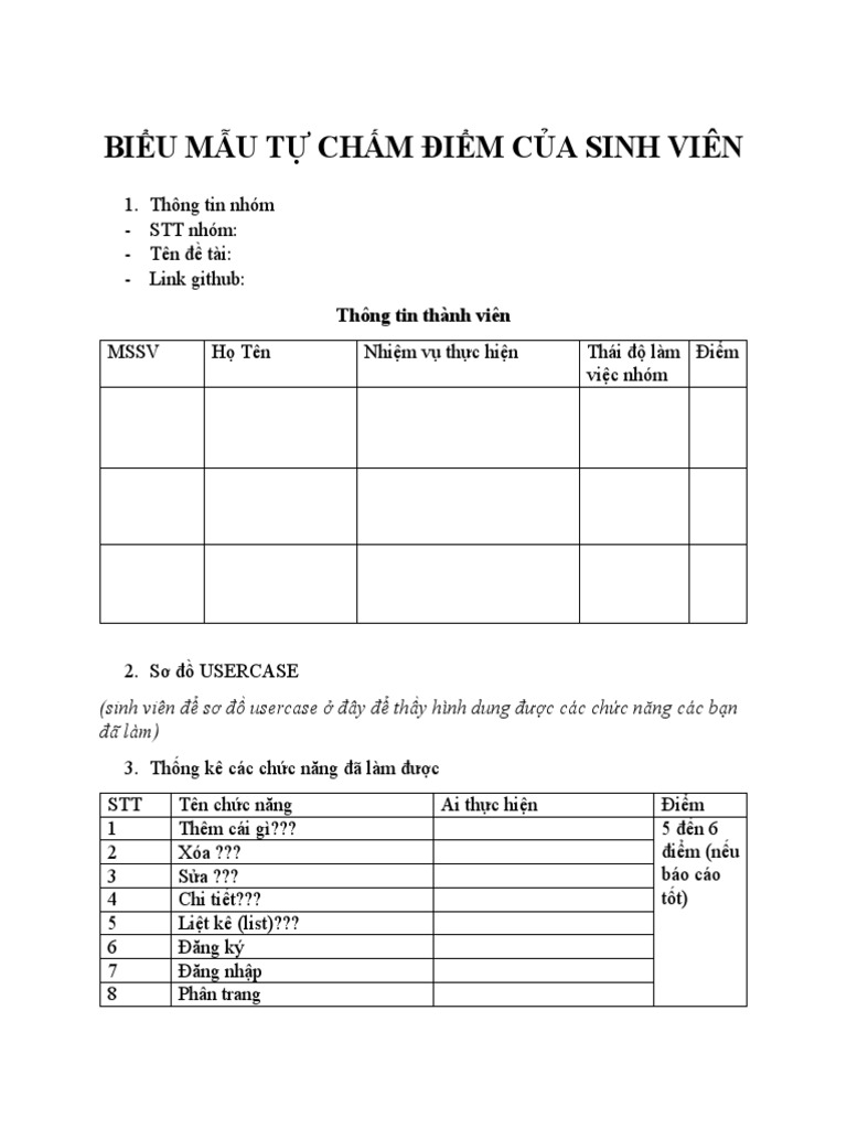 Bieu mau tu cham diem lap trinh web pdf