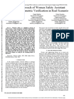 A Novel Approach of Women Safety Assistant Device With Biometric Verification in Real Scenario