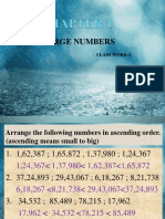 Large Numbers - Classwork 2