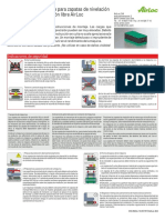 Instrucciones de Montaje para Zapatas de Nivelación de Precisión de Instalación Libre Airloc VRC