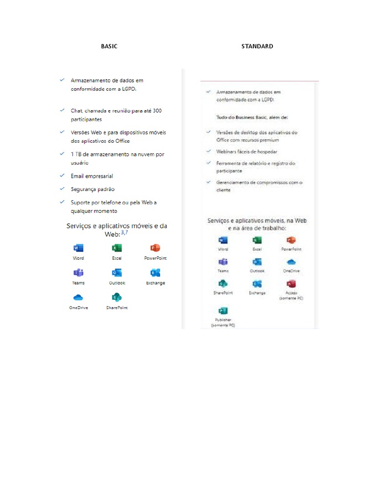 BASIC Vs STANDARD PDF
