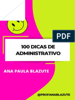 100 DICAS FATAIS - ADMINISTRATIVO (2) - Unlocked