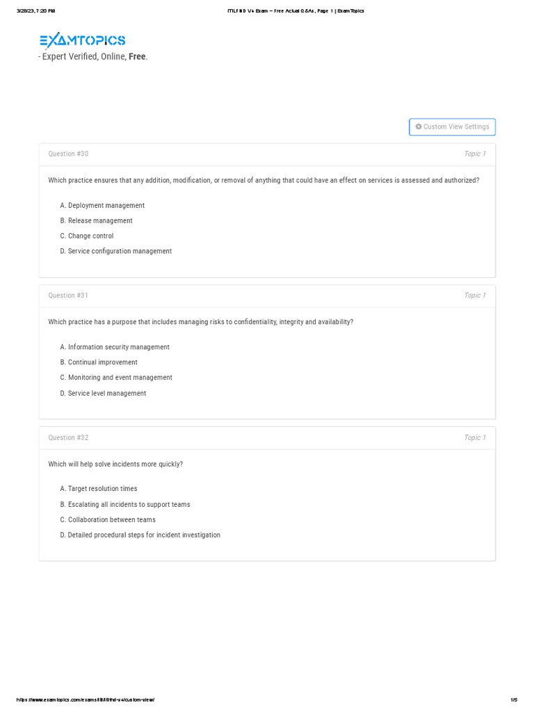 Security Information Page